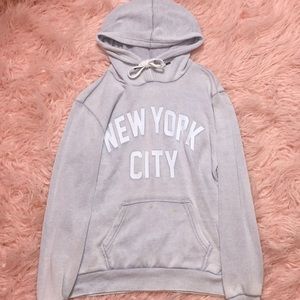 Forever 21 hoodie New York gray